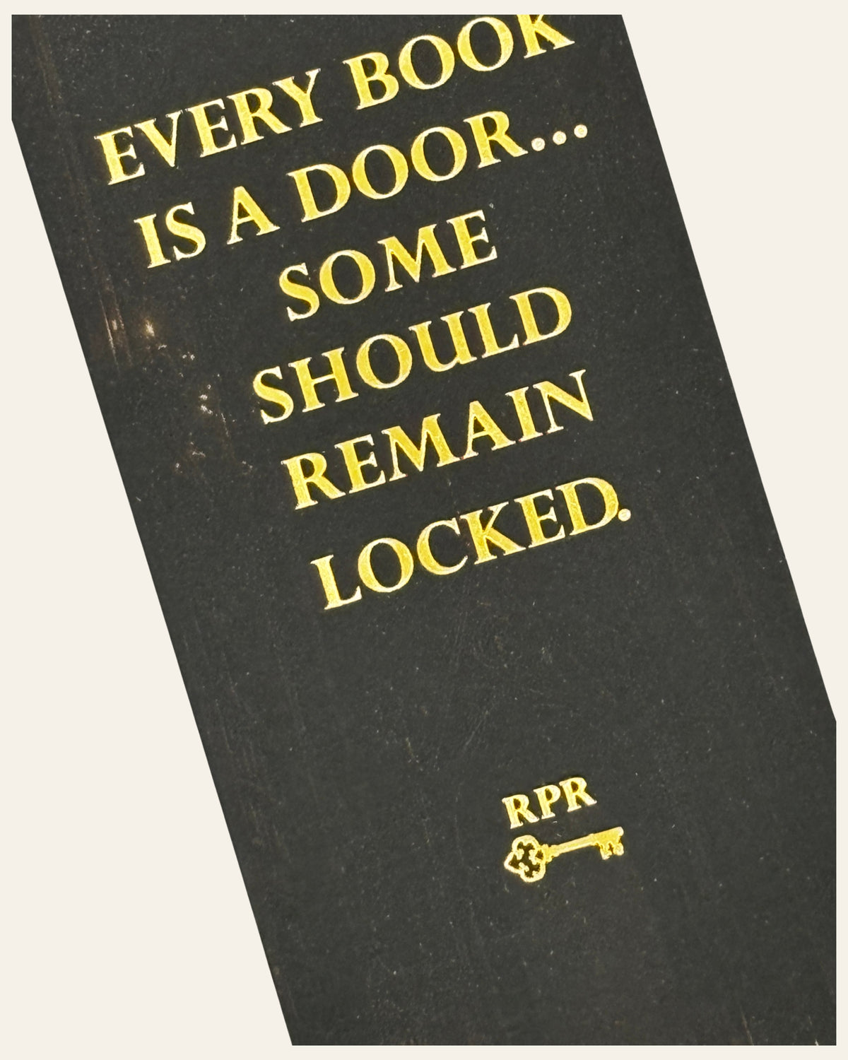 Forbidden Library Paper Bookmark