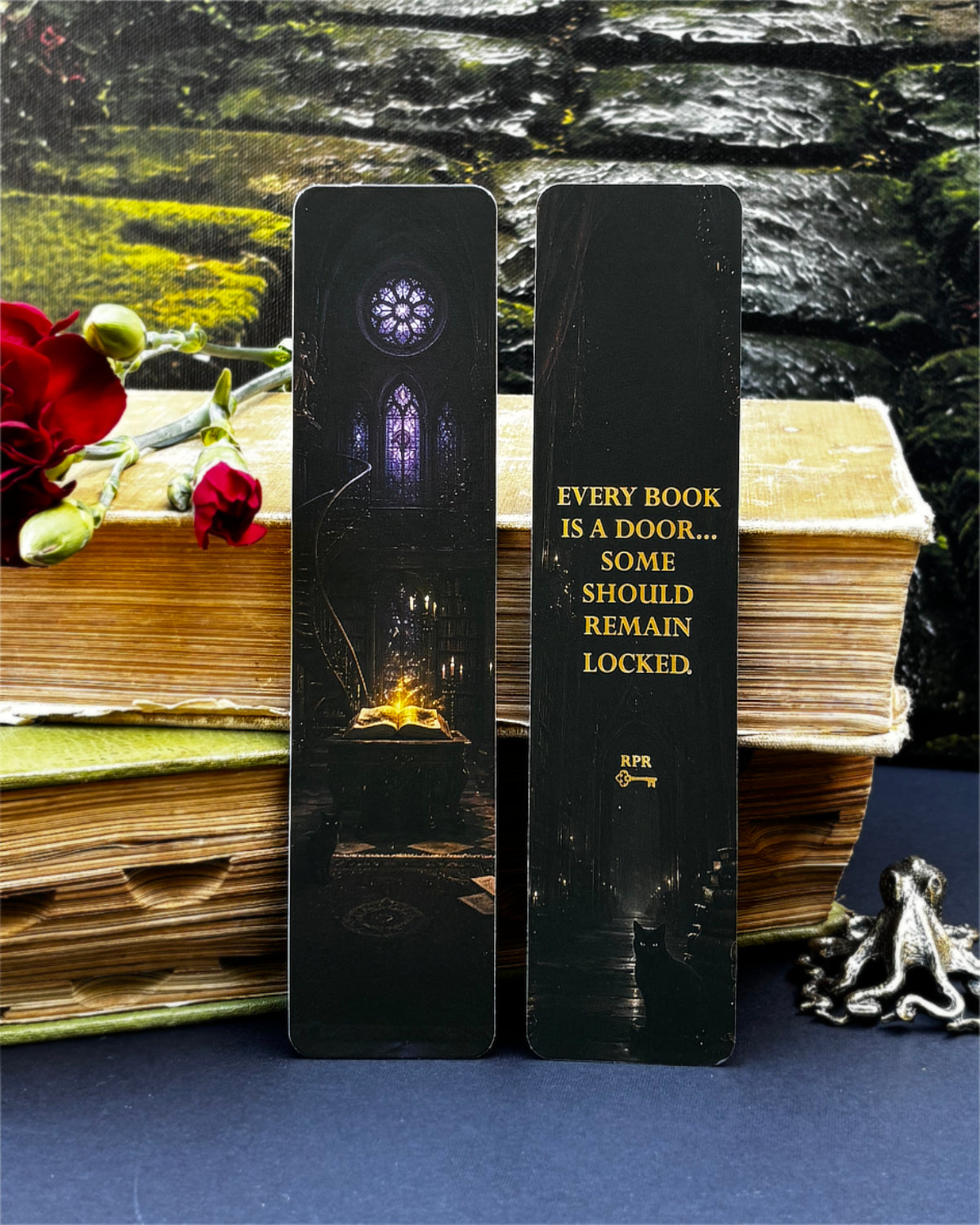 Forbidden Library Paper Bookmark