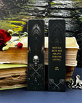 Skull & Keys Gold Foil Paper Bookmark
