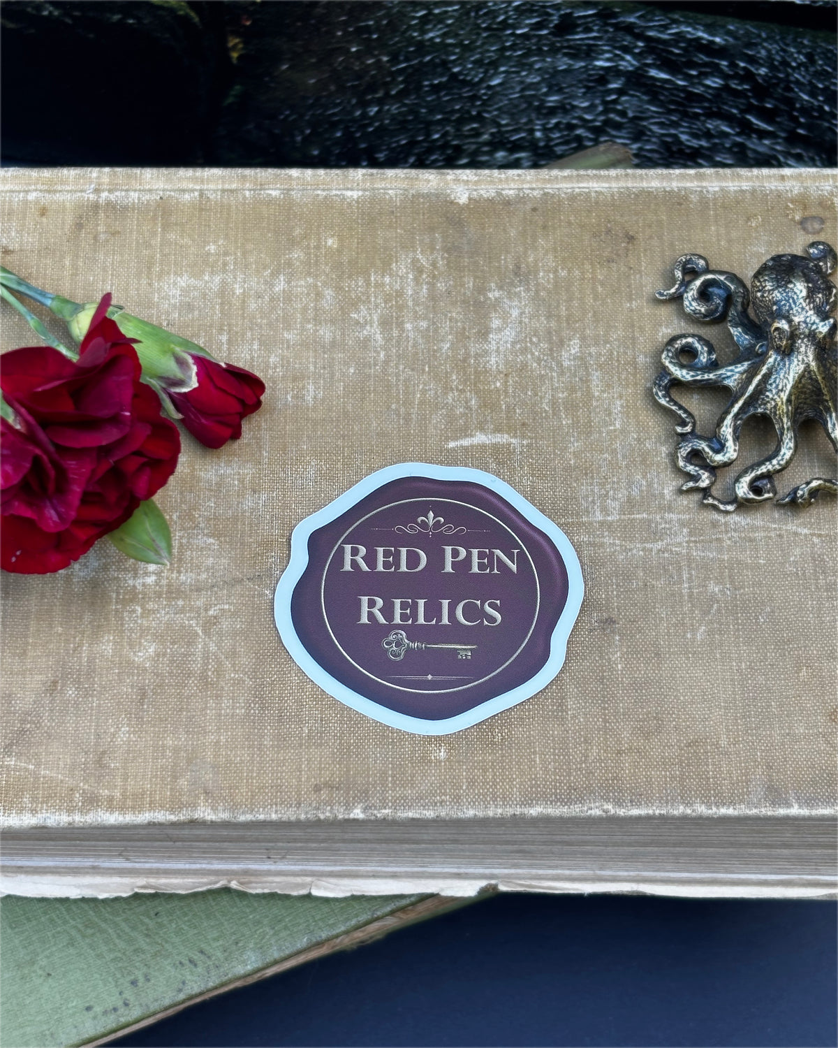 Red Pen Relics Sticker