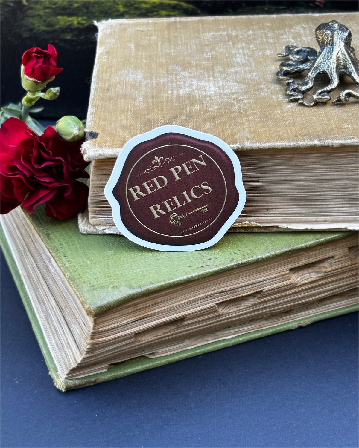 Red Pen Relics Sticker