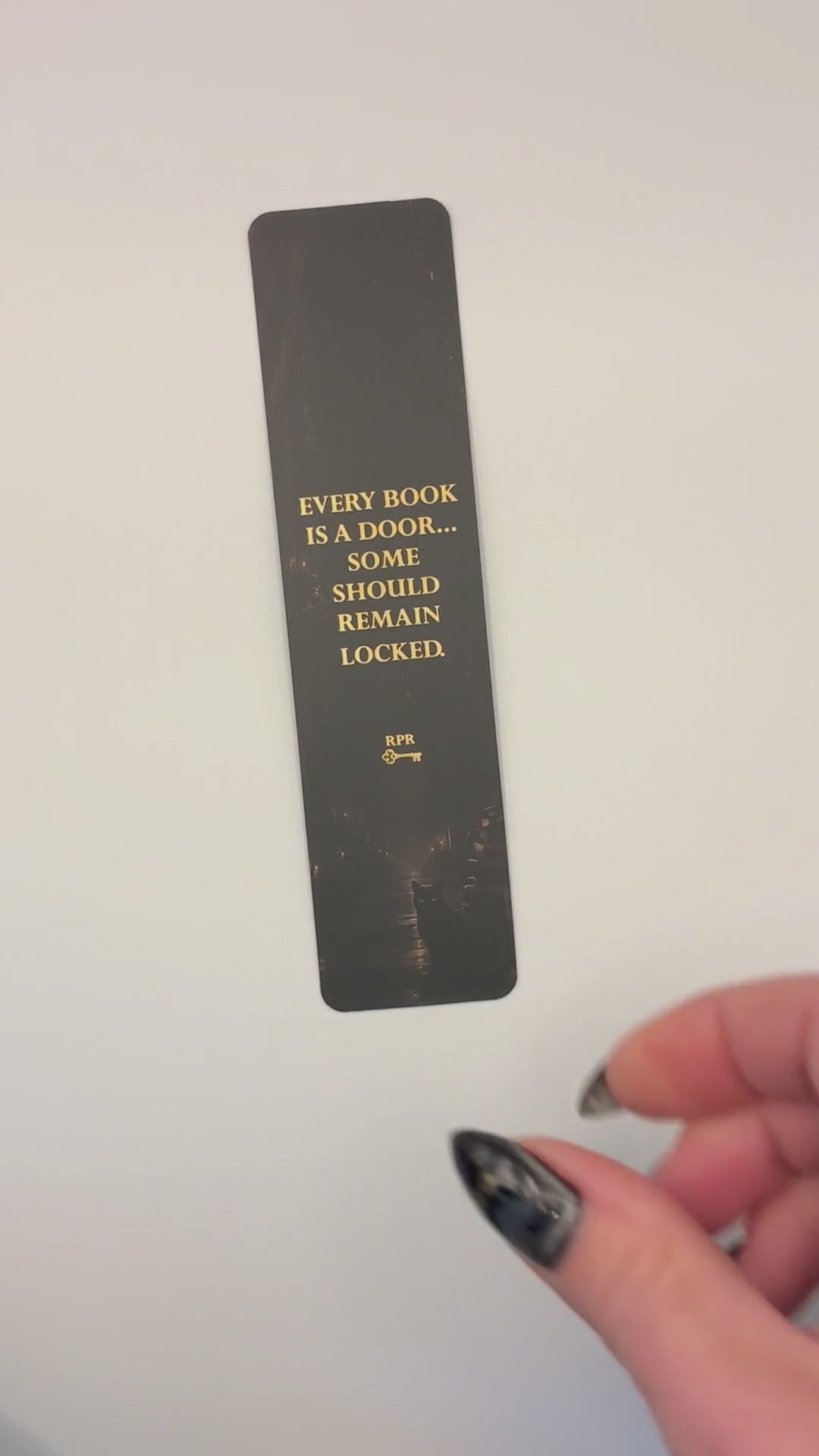 Forbidden Library Paper Bookmark